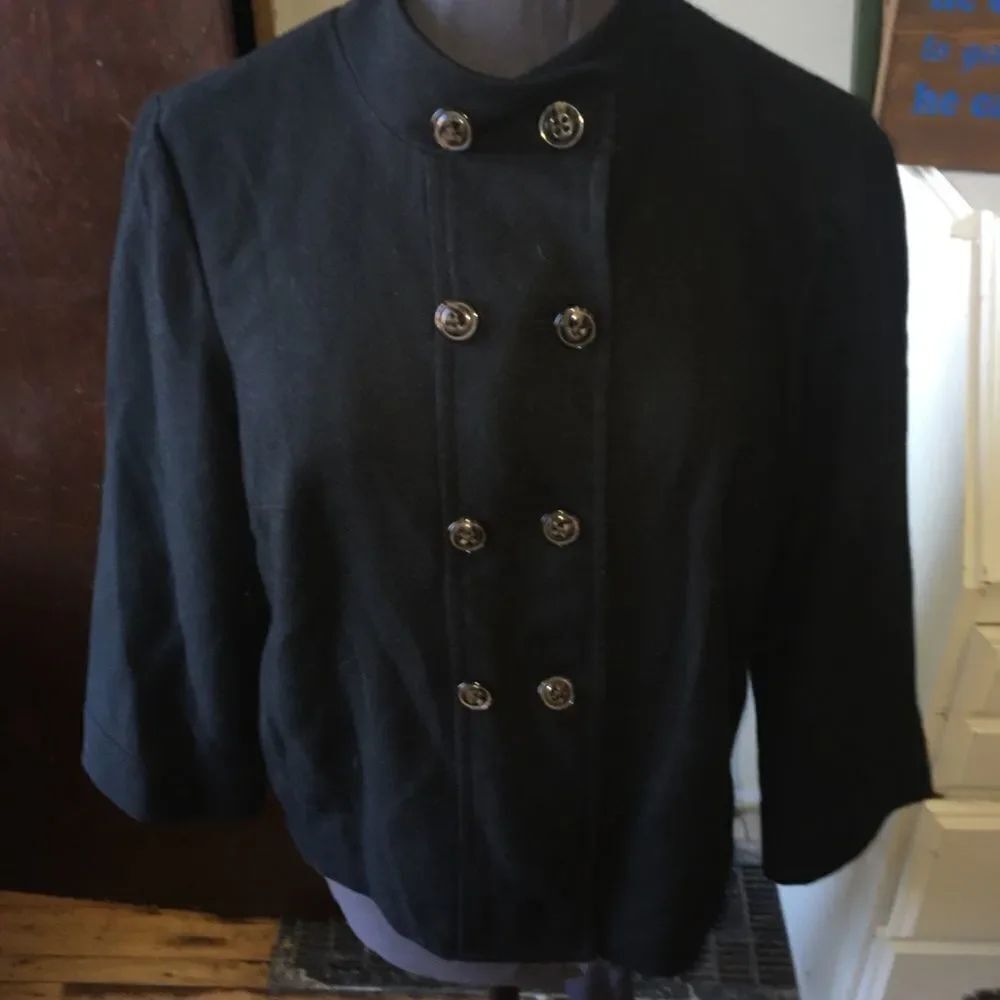 Banana Republic factory double breasted wool coat